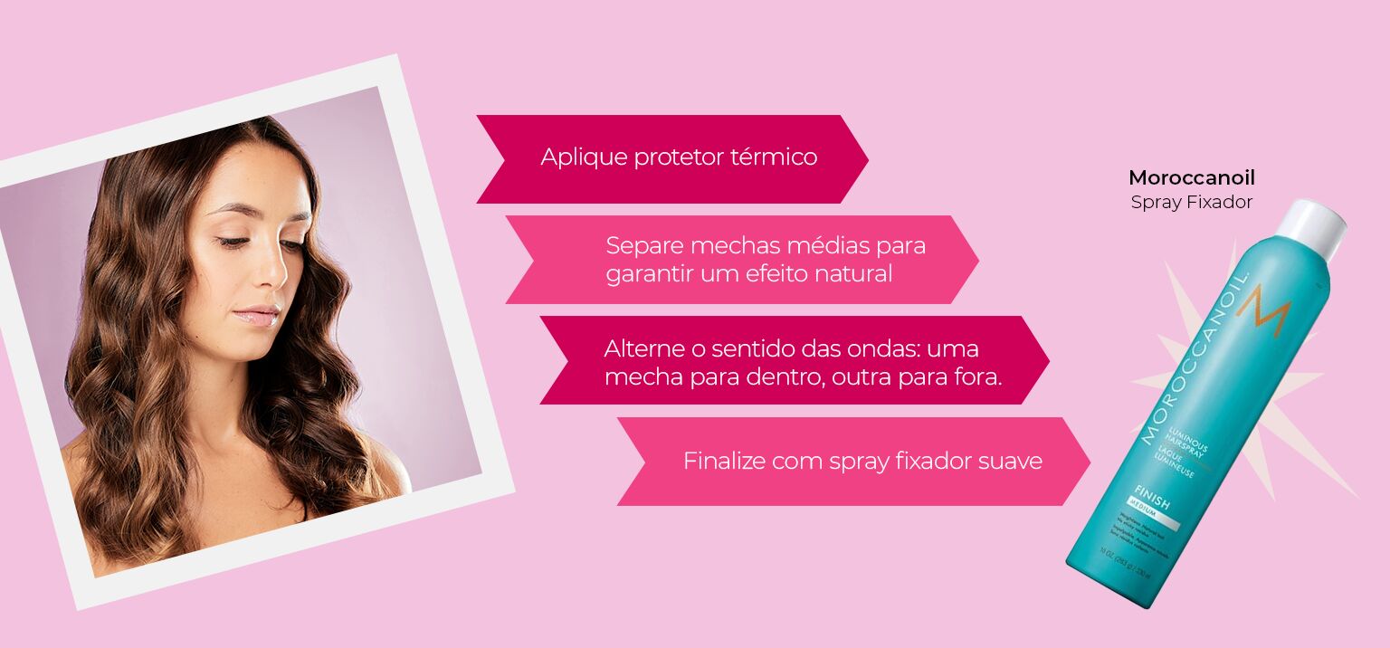 Dicas para usar spray fixador Moroccanoil