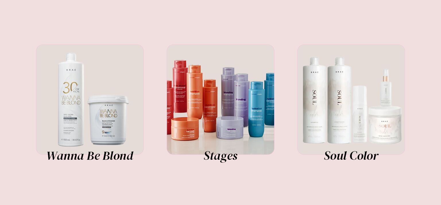 Produtos de cuidados capilares Wanna Be Blond e Soul Color