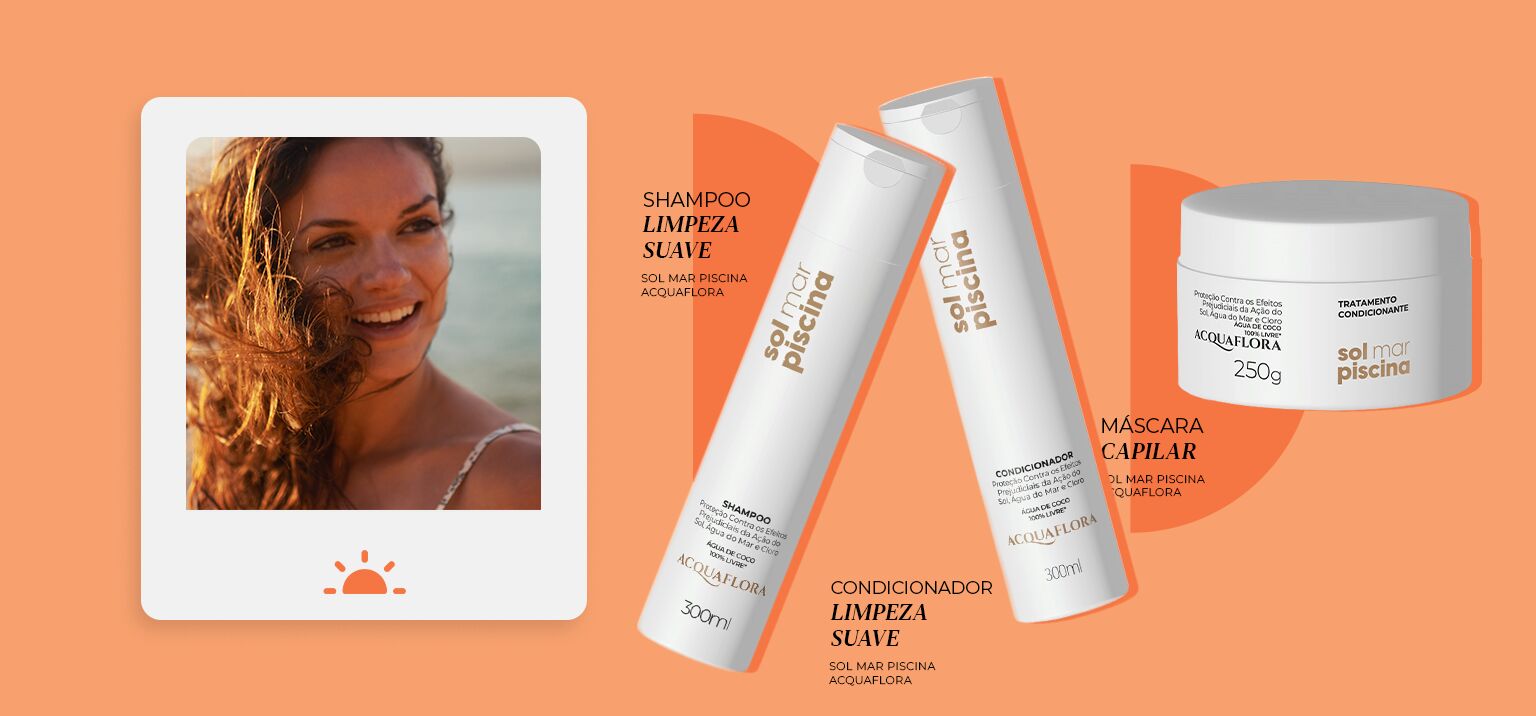 Produtos de beleza para cuidados capilares