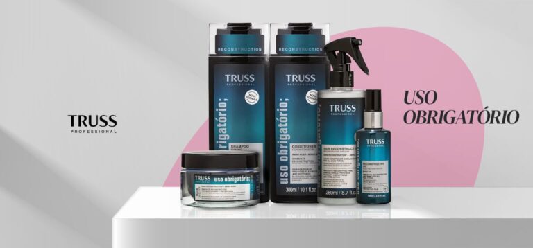 Produtos de cabelo Truss para reconstrução capilar