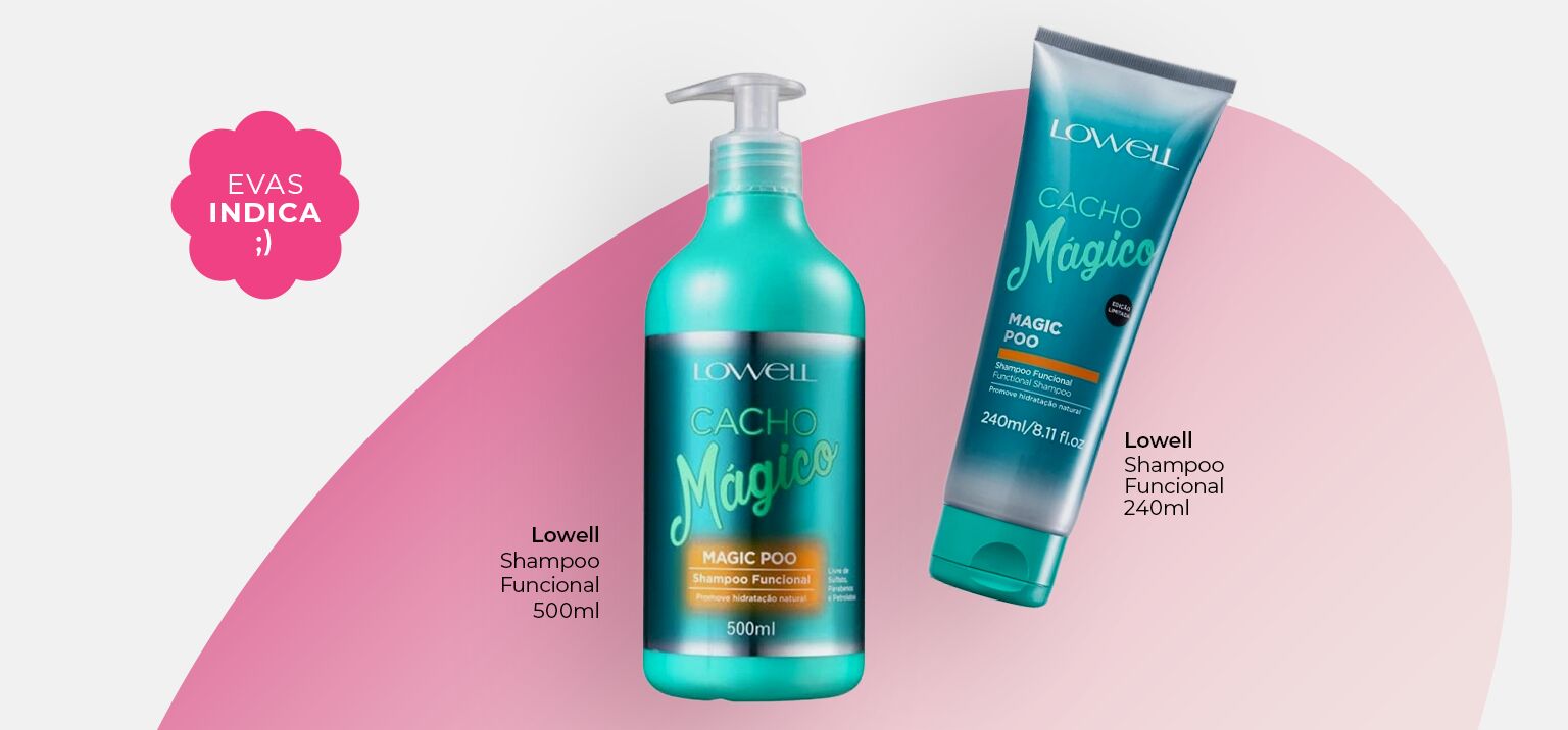 Shampoo Funcional Cachos Mágicos da Lowell