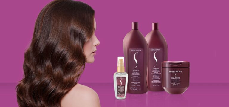 Produtos Senscience para cabelos saudáveis e bem cuidados.
