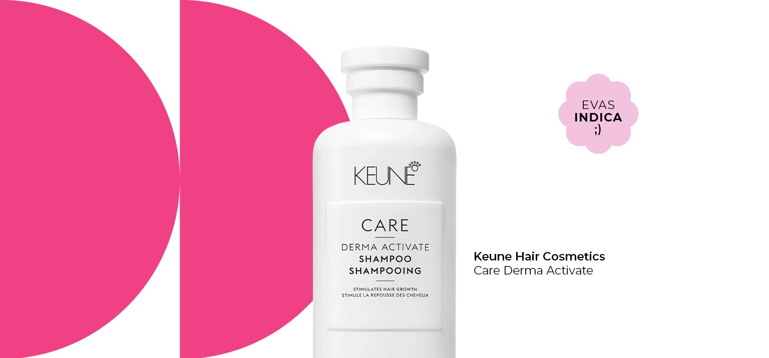 Shampoo Keune Care Derma Activate para cabelos saudáveis